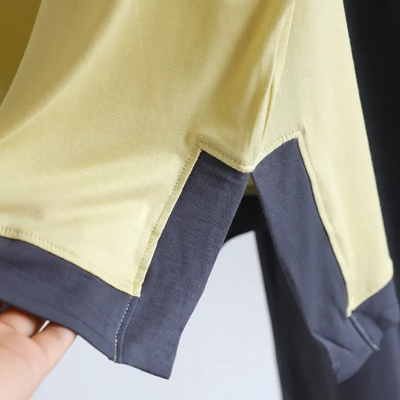 Yellow Contrast Modal Pajama Set