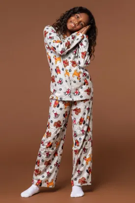 Youth Fammy Jammies Furry Friends Flannel 2 Piece Pajama Set