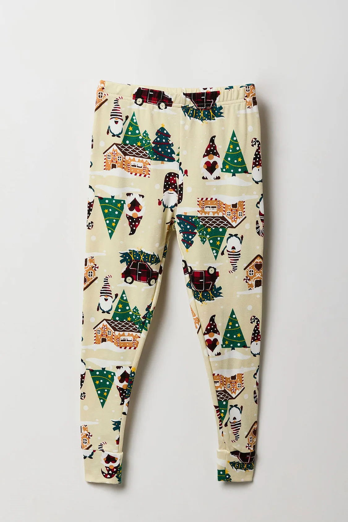 Youth Fammy Jammies Gnome For the Holidays 2 Piece Pajama Set
